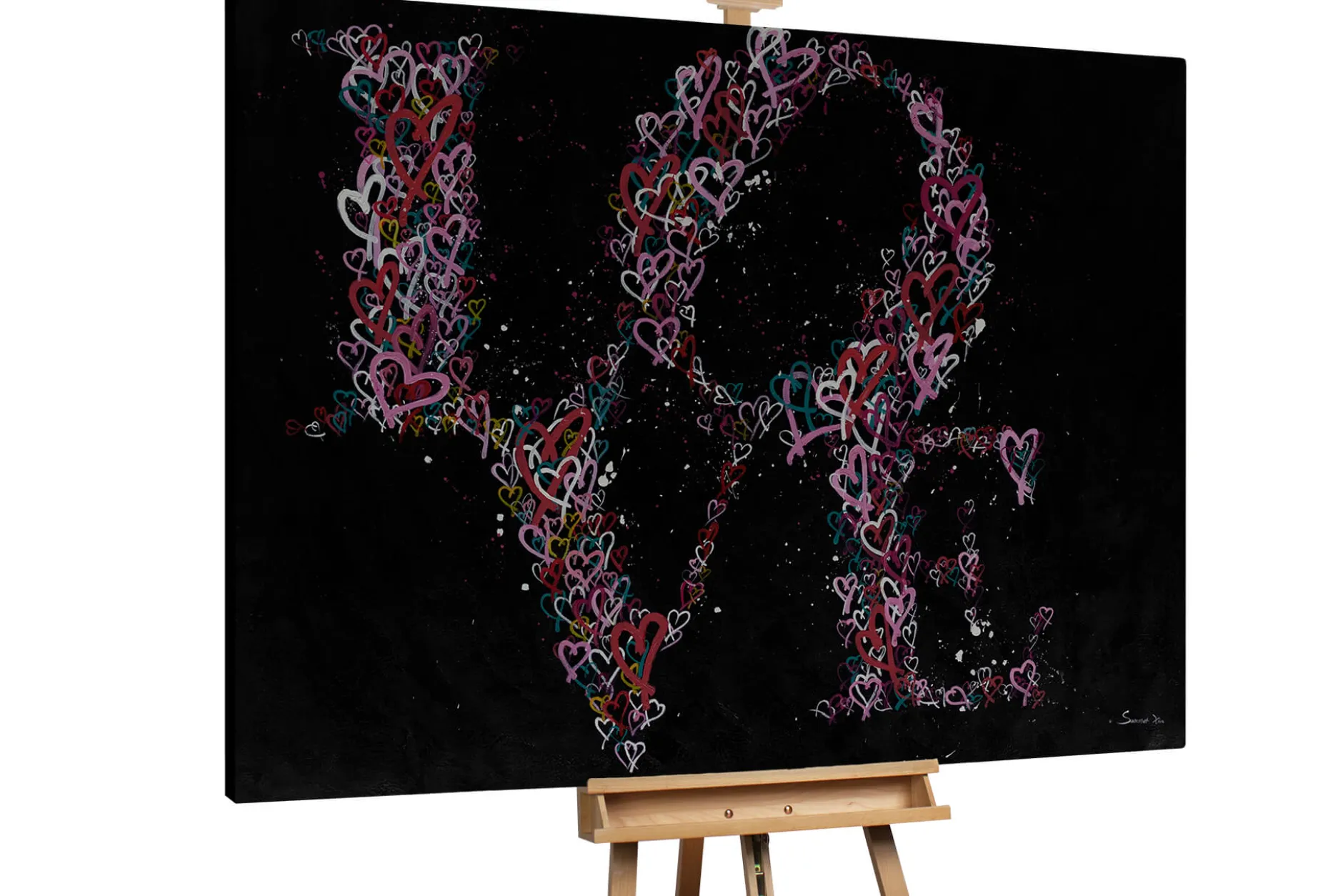 XXL Öl Gemälde 'Symphony of Love' | Handgemaltes Unikat