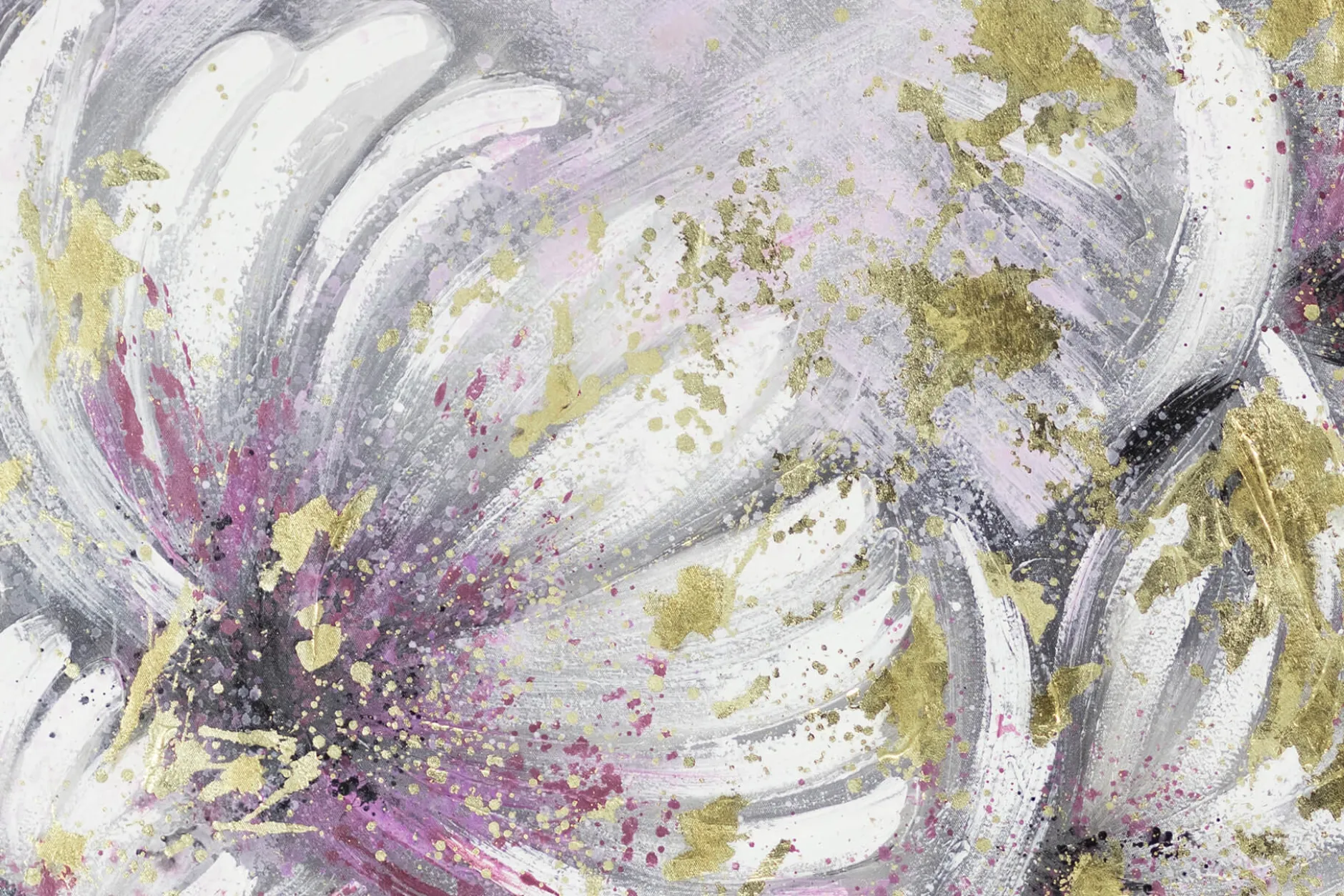 XXL Öl Gemälde 'Tanz der Blumen' | Handgemaltes Unikat