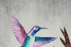 XXL Öl Gemälde 'Tanz des Kolibris' | Handgemaltes Unikat