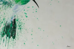 XXL Öl Gemälde 'Tanzender Kolibri' | Handgemaltes Unikat