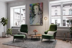 XXL Öl Gemälde 'Tell me your Secrets' | Handgemaltes Unikat