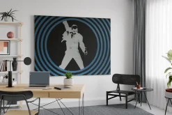 XXL Öl Gemälde 'The Blue Show' | Handgemaltes Unikat
