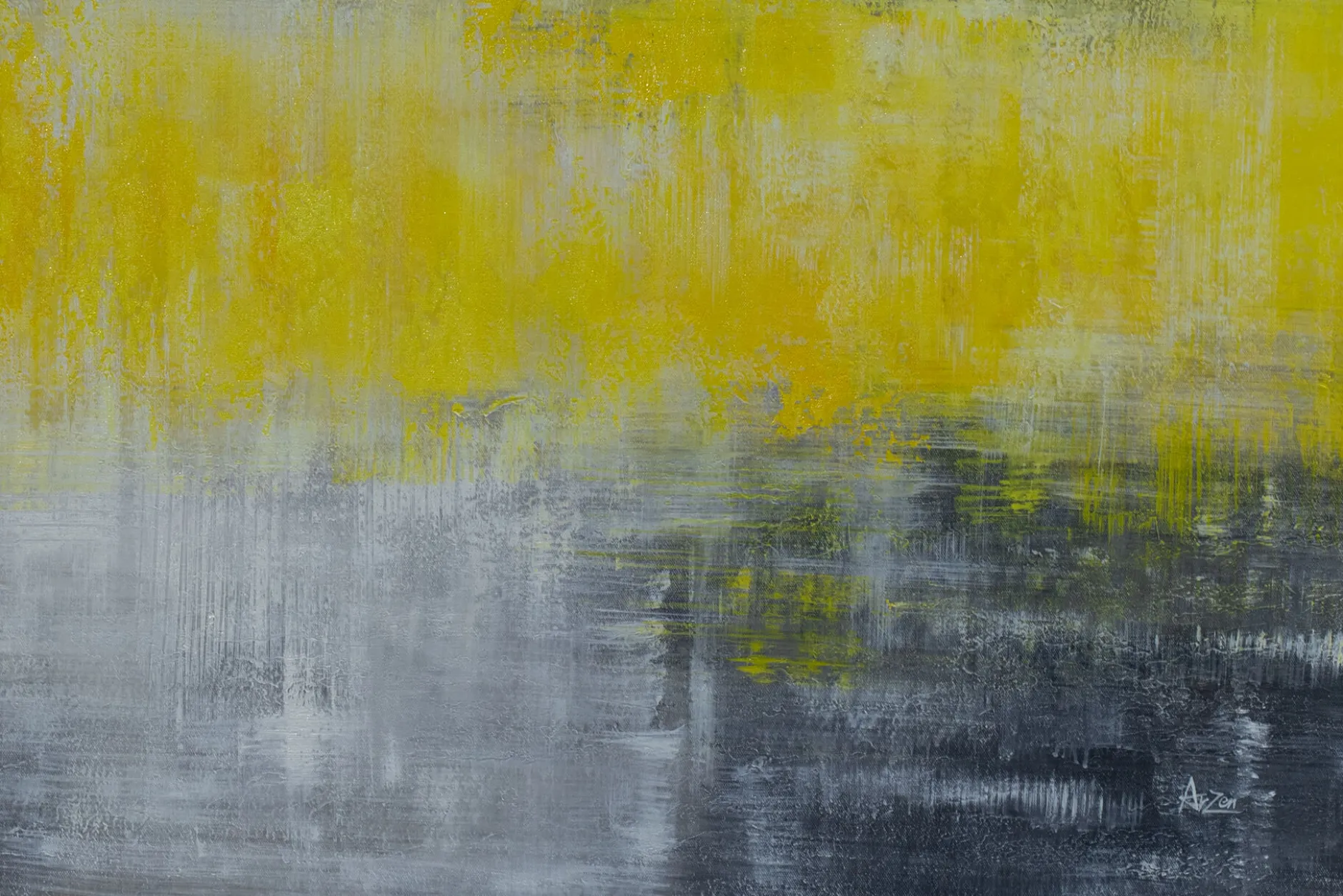 XXL Öl Gemälde 'The Clouds Parting' | Handgemaltes Unikat