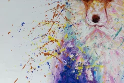 XXL Öl Gemälde 'The Fox's Colours' | Handgemaltes Unikat