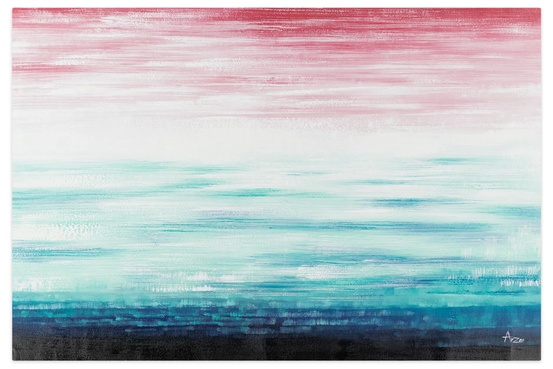 XXL Öl Gemälde 'The Horizon's Hue' | Handgemaltes Unikat