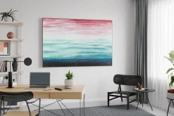 XXL Öl Gemälde 'The Horizon's Hue' | Handgemaltes Unikat