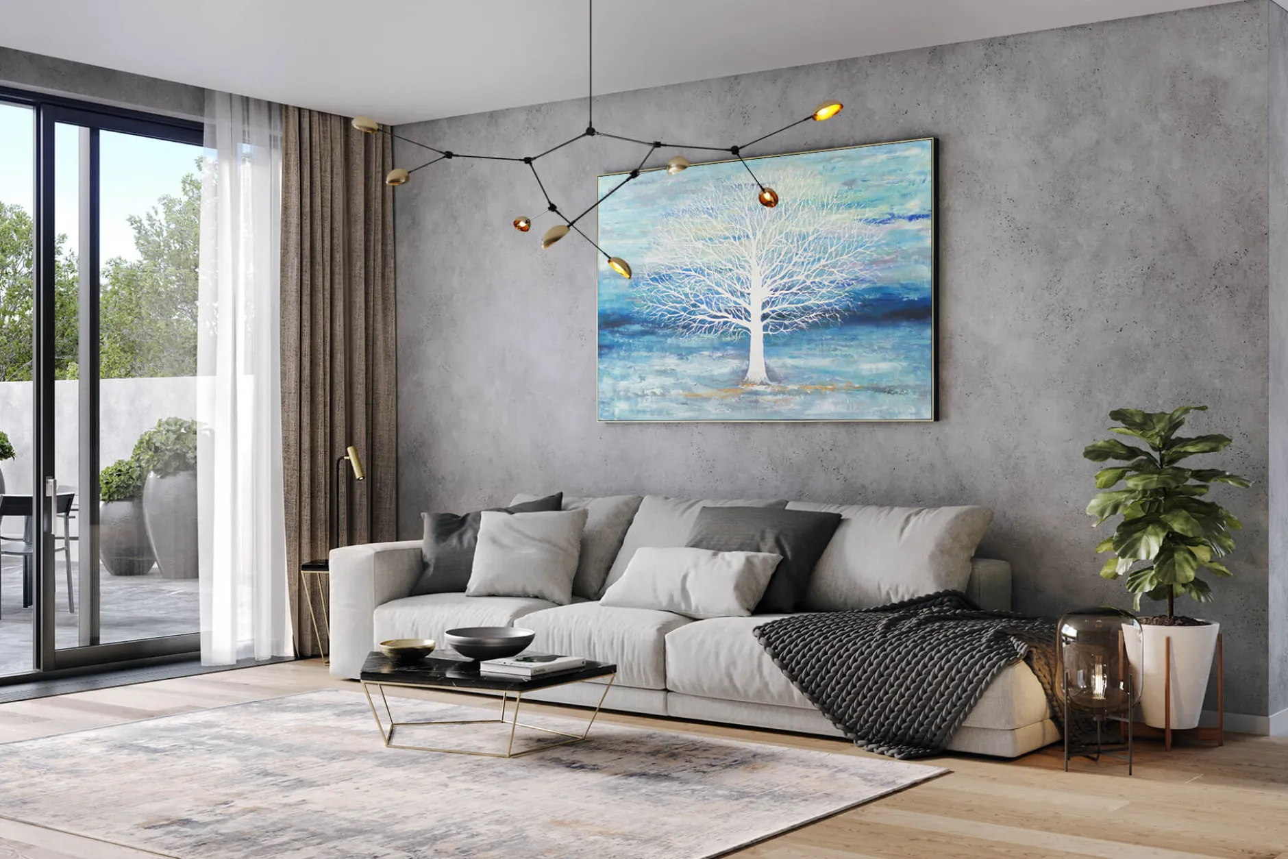 XXL Öl Gemälde 'The Spirit Tree' | Handgemaltes Unikat