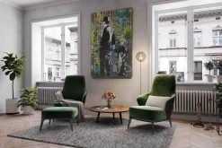 XXL Öl Gemälde 'The Tramp 2.0' | Handgemaltes Unikat