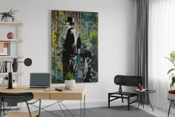 XXL Öl Gemälde 'The Tramp 2.0' | Handgemaltes Unikat