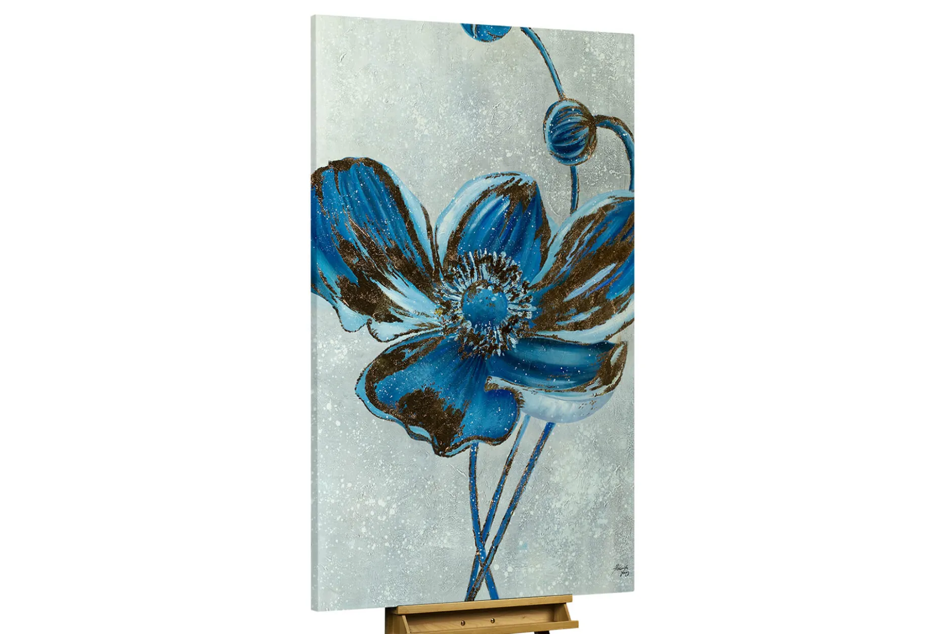 XXL Öl Gemälde 'The Unfolded Flower' | Handgemaltes Unikat