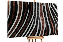 XXL Öl Gemälde 'Tiger Stripes' | Handgemaltes Unikat