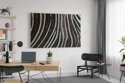 XXL Öl Gemälde 'Tiger Stripes' | Handgemaltes Unikat