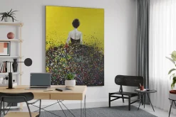 XXL Öl Gemälde 'Tänzerin der Sonne' | Handgemaltes Unikat