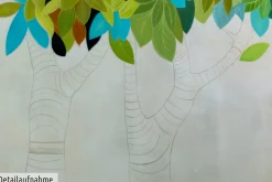 XXL Öl Gemälde 'Tranquil Plants' | Handgemaltes Unikat