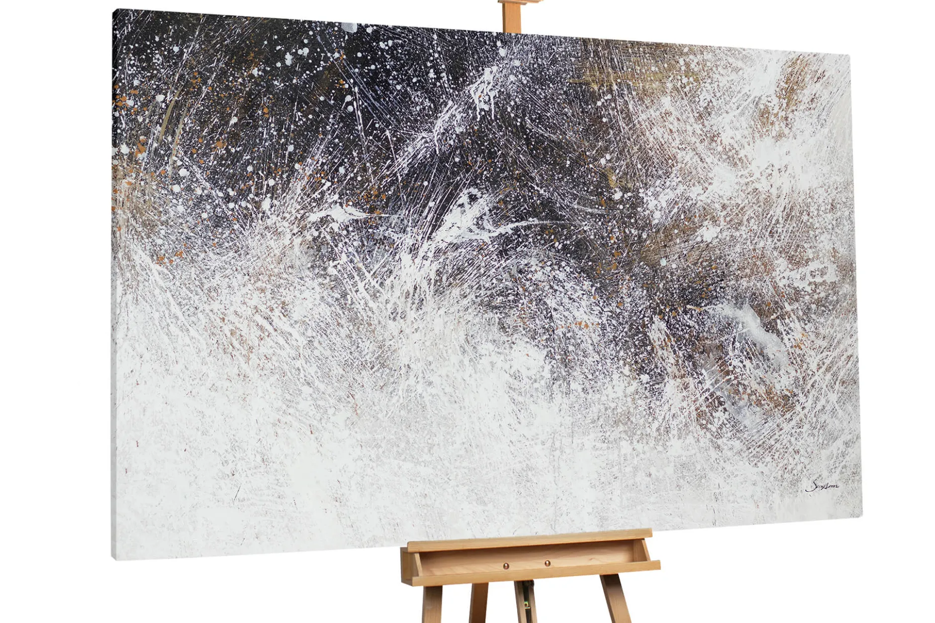 XXL Öl Gemälde 'Transition of Seasons' | Handgemaltes Unikat