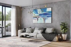 XXL Öl Gemälde 'Traum aus Aquarell' | Handgemaltes Unikat