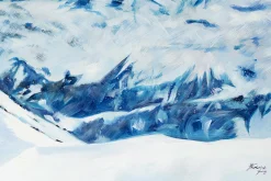 XXL Öl Gemälde 'Traum über den Wolken' | Handgemaltes Unikat