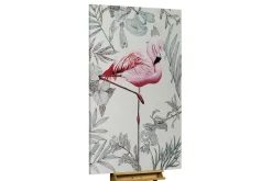 XXL Öl Gemälde 'Traum des Flamingos' | Handgemaltes Unikat
