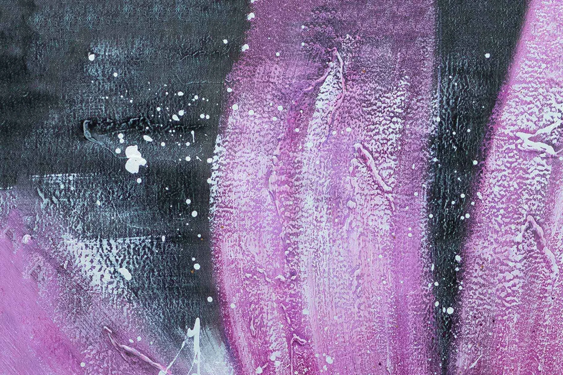 XXL Öl Gemälde 'Traum in Fuchsia' | Handgemaltes Unikat
