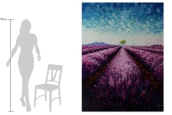 XXL Öl Gemälde 'Traum von der Provence' | Handgemaltes Unikat