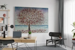 XXL Öl Gemälde 'Tree by the Sea' | Handgemaltes Unikat