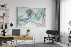 XXL Öl Gemälde 'Tree Swing' | Handgemaltes Unikat