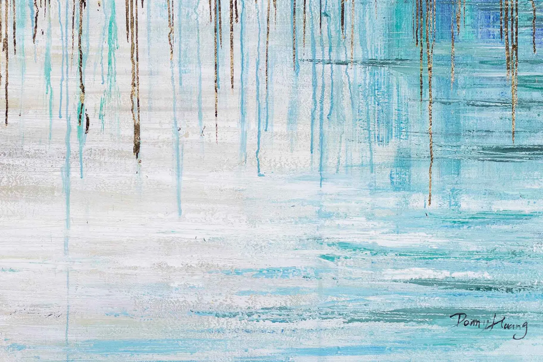 XXL Öl Gemälde 'Tränen der Freude' | Handgemaltes Unikat