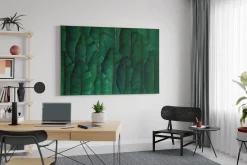 XXL Öl Gemälde 'Tropical Banana Leaves' | Handgemaltes Unikat