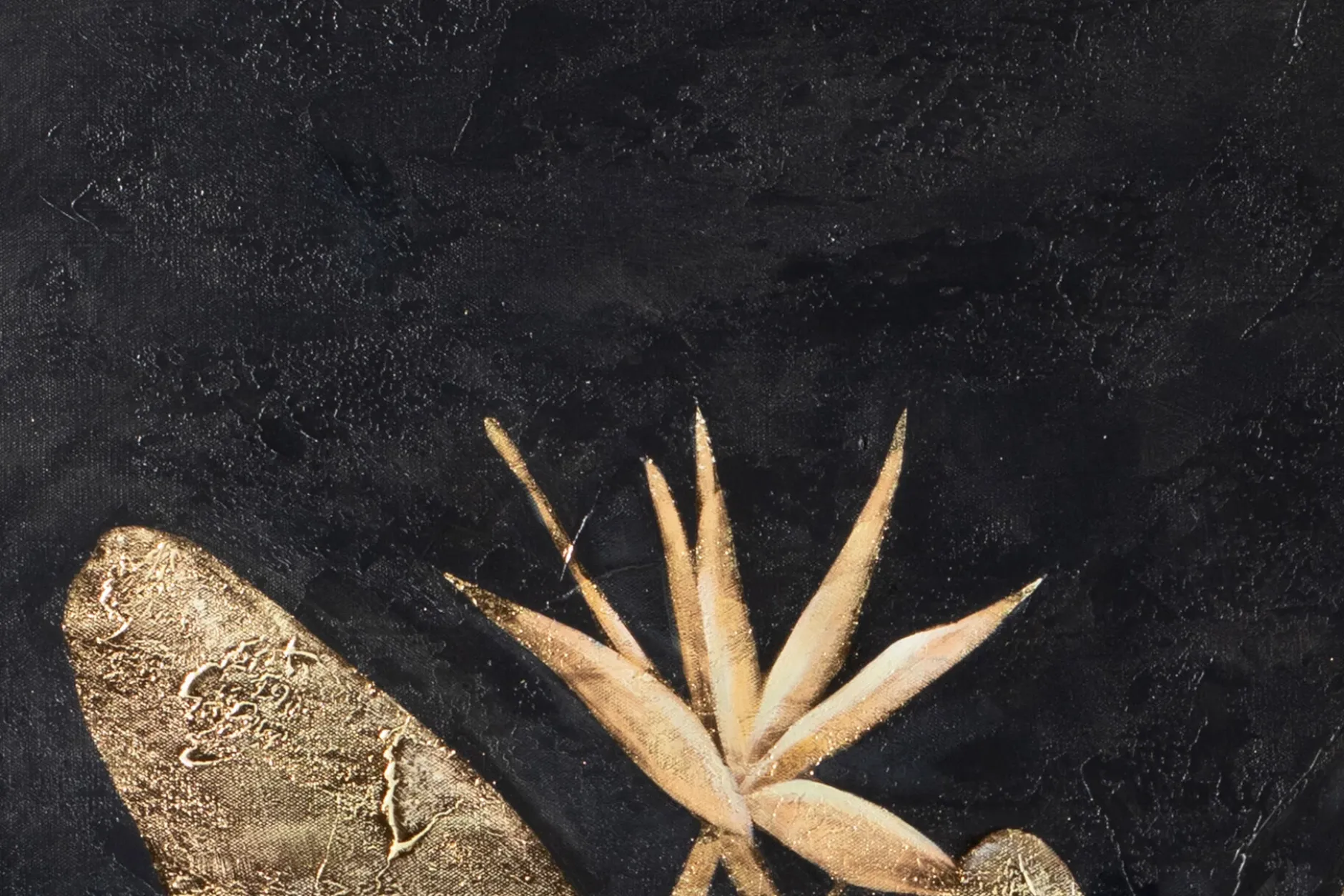 XXL Öl Gemälde 'Tropical Bloom' | Handgemaltes Unikat