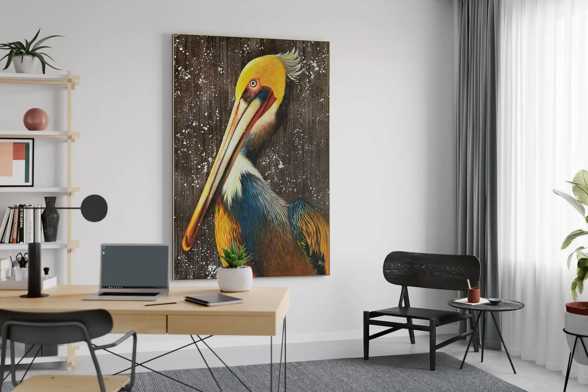 XXL Öl Gemälde 'Tropical Fantasy' | Handgemaltes Unikat