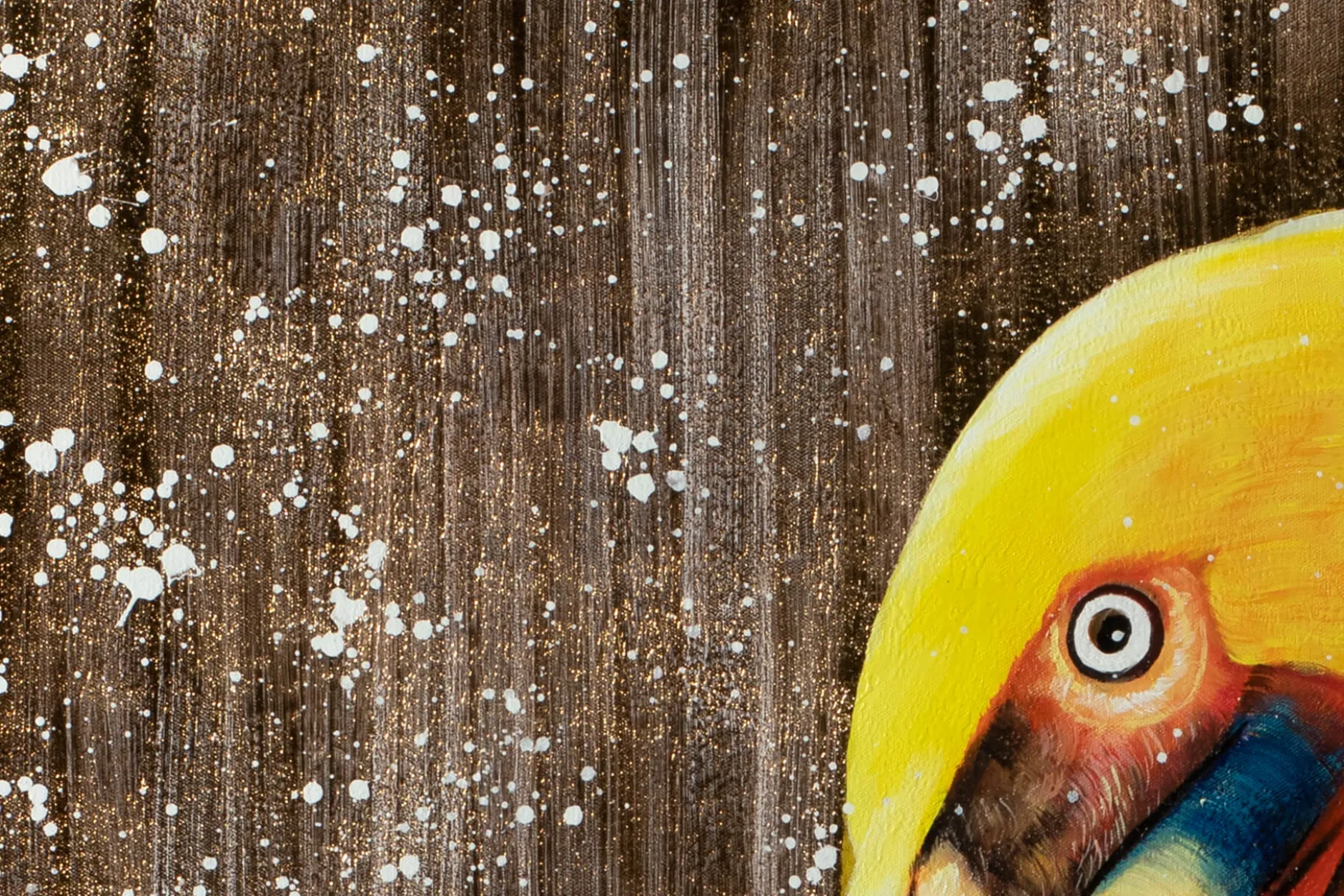 XXL Öl Gemälde 'Tropical Fantasy' | Handgemaltes Unikat