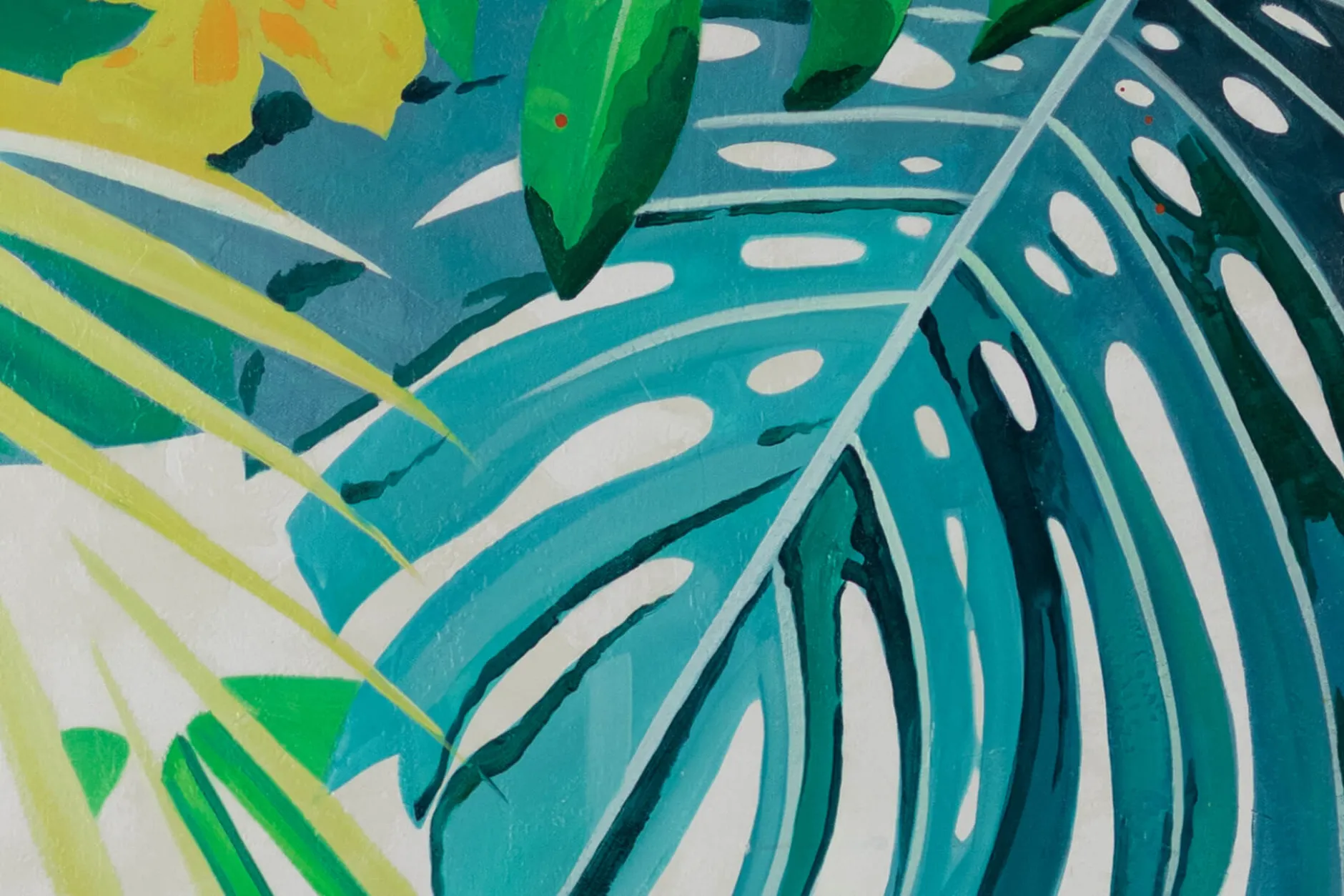 XXL Öl Gemälde 'Tropical Joy' | Handgemaltes Unikat