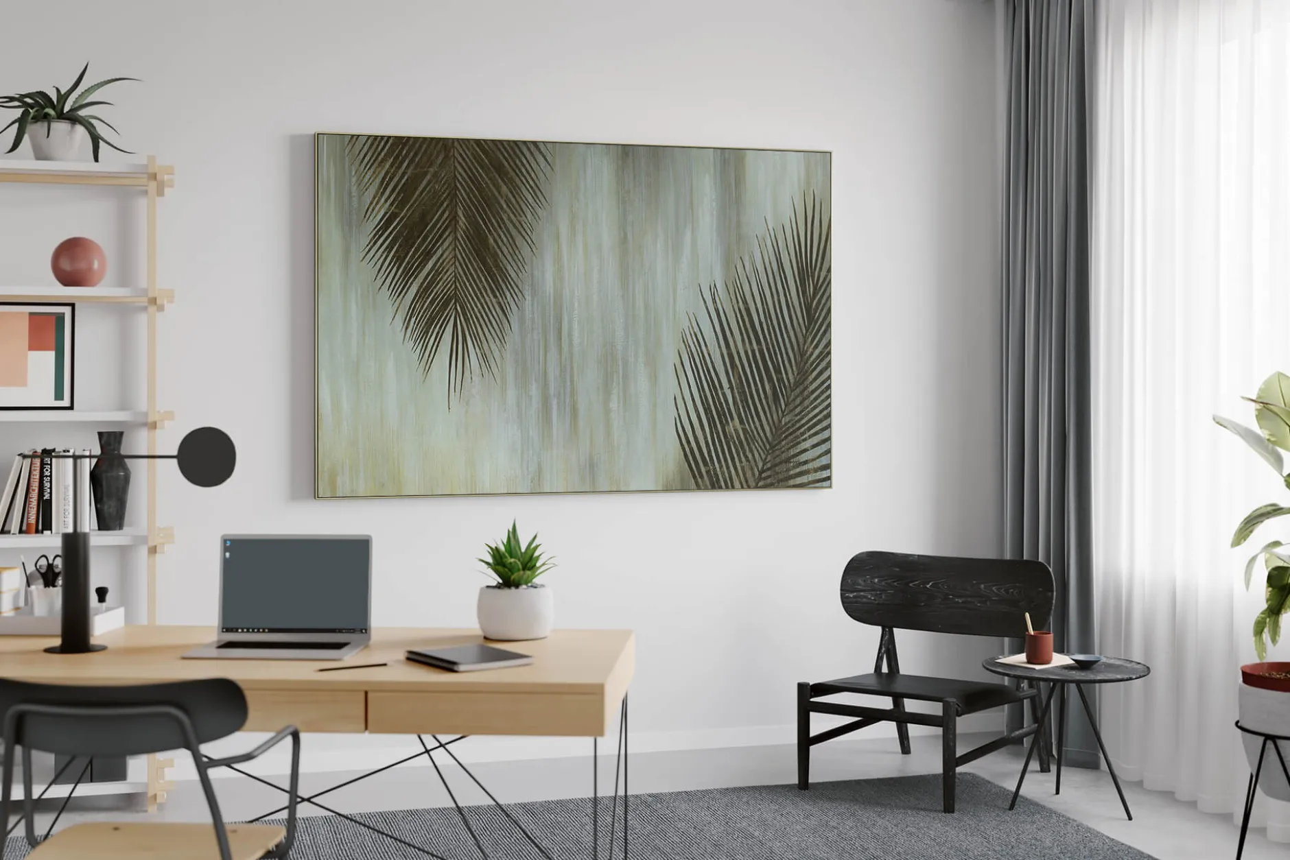 XXL Öl Gemälde 'Tropical Serenity' | Handgemaltes Unikat