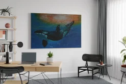 XXL Öl Gemälde 'Under the Surface' | Handgemaltes Unikat