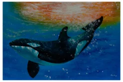 XXL Öl Gemälde 'Under the Surface' | Handgemaltes Unikat