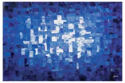 XXL Öl Gemälde 'Underwater Mosaic' | Handgemaltes Unikat