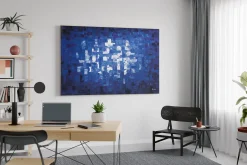 XXL Öl Gemälde 'Underwater Mosaic' | Handgemaltes Unikat