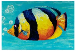 XXL Öl Gemälde 'Underwater Sun' | Handgemaltes Unikat