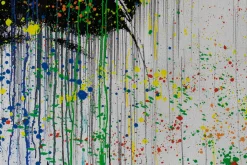 XXL Öl Gemälde 'Universe in Your Eyes' | Handgemaltes Unikat
