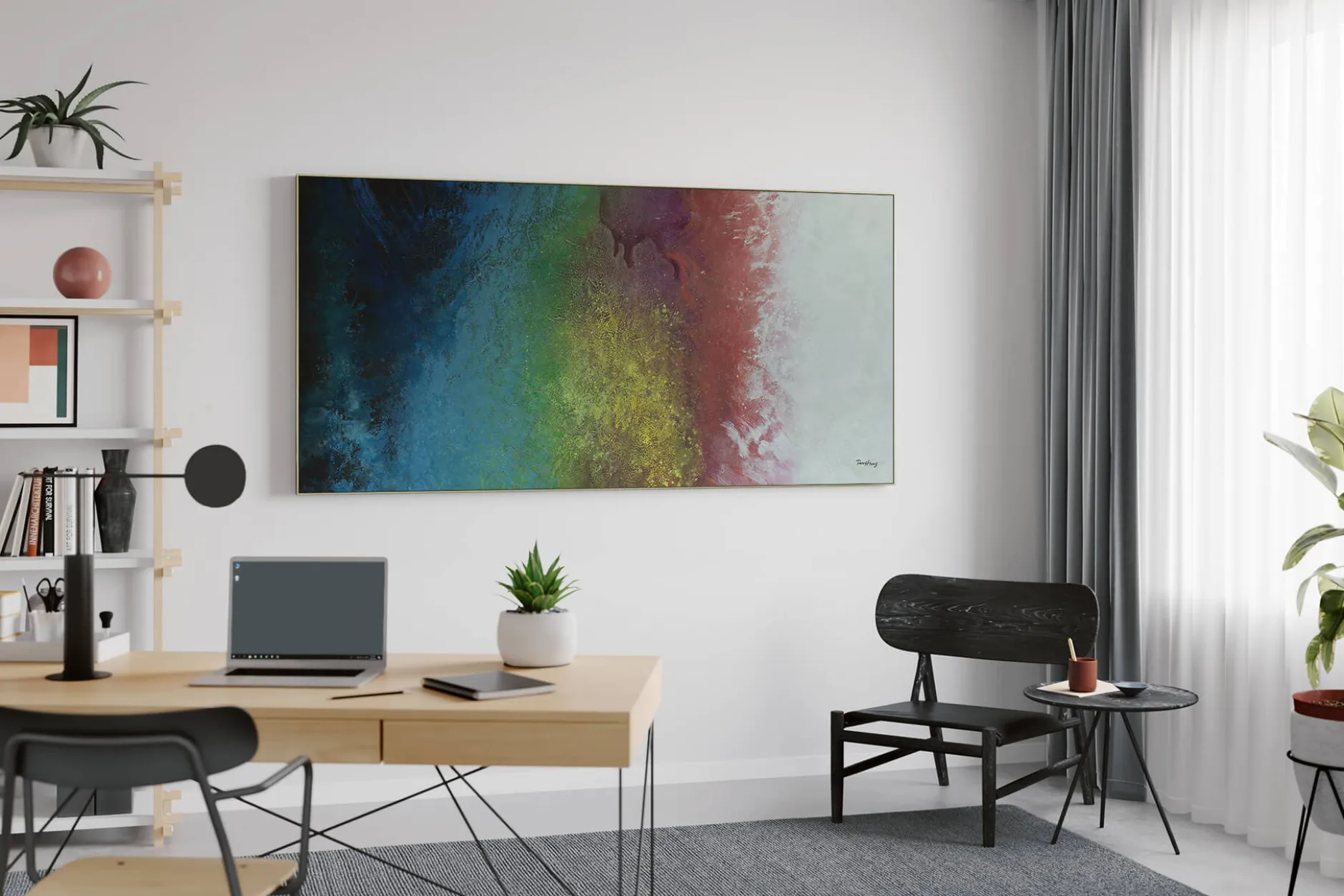 XXL Öl Gemälde 'Universe of Color' | Handgemaltes Unikat