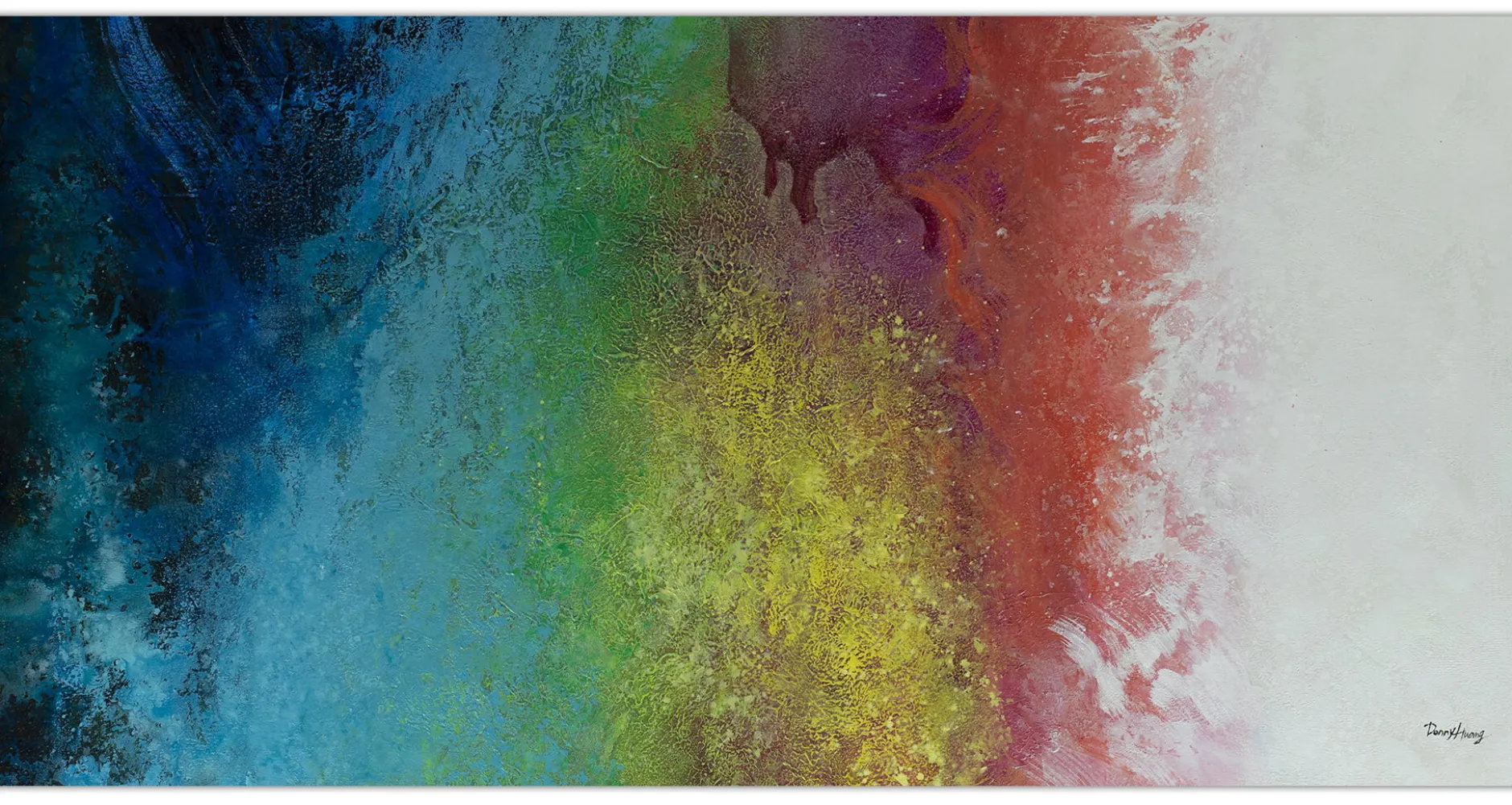 XXL Öl Gemälde 'Universe of Color' | Handgemaltes Unikat