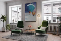 XXL Öl Gemälde 'Up in the Sky ' | Handgemaltes Unikat