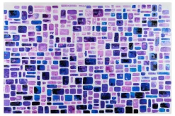 XXL Öl Gemälde 'Variety of Violet' | Handgemaltes Unikat