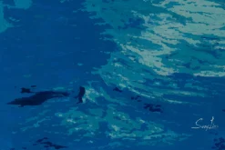 XXL Öl Gemälde 'Verbunden mit dem Meer' | Handgemaltes Unikat