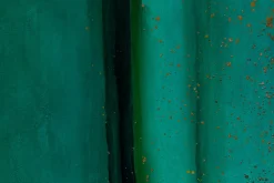 XXL Öl Gemälde 'Vertical Turquoise' | Handgemaltes Unikat