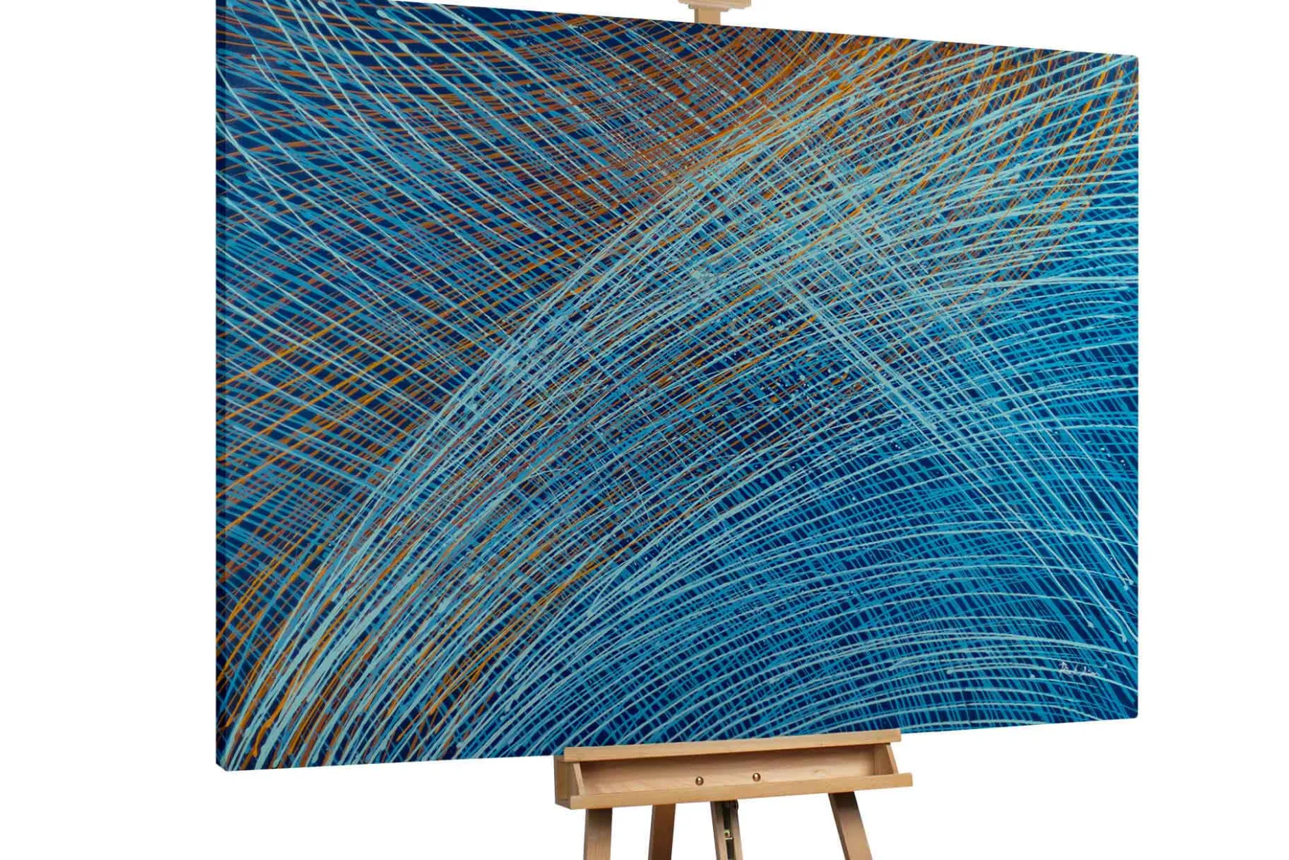 XXL Öl Gemälde 'Verwobene Gedanken' | Handgemaltes Unikat