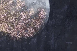 XXL Öl Gemälde 'Verzauberter Mond' | Handgemaltes Unikat