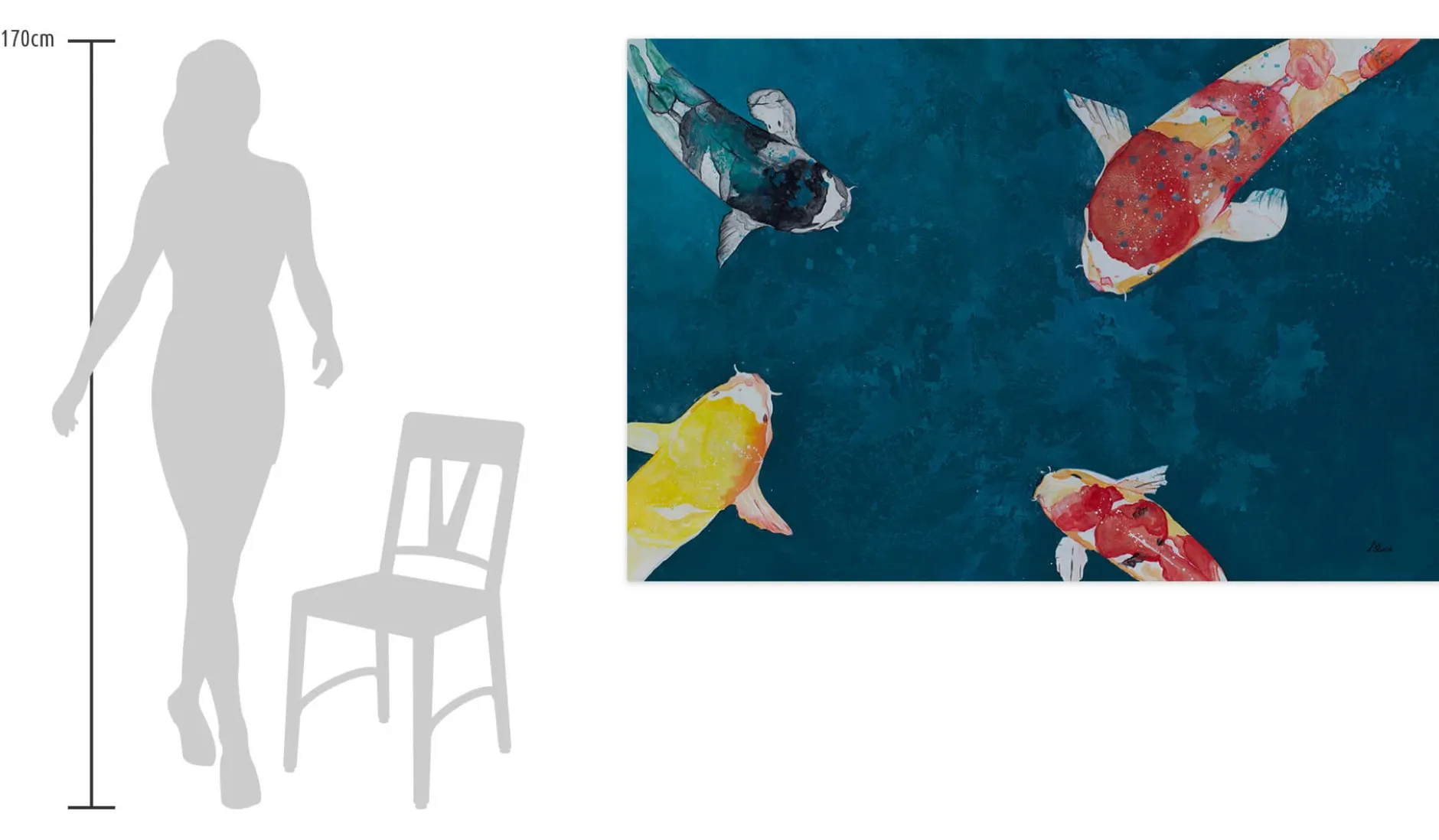 XXL Öl Gemälde 'Vibrant Serenity' | Handgemaltes Unikat