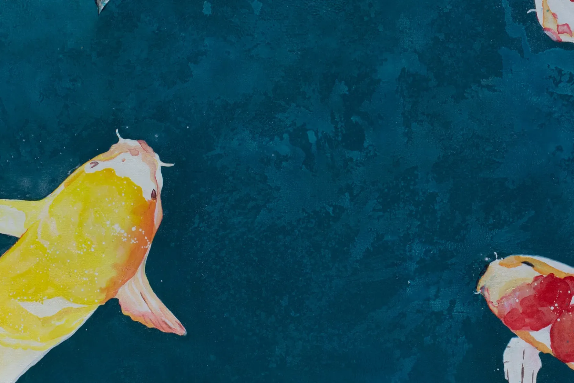 XXL Öl Gemälde 'Vibrant Serenity' | Handgemaltes Unikat