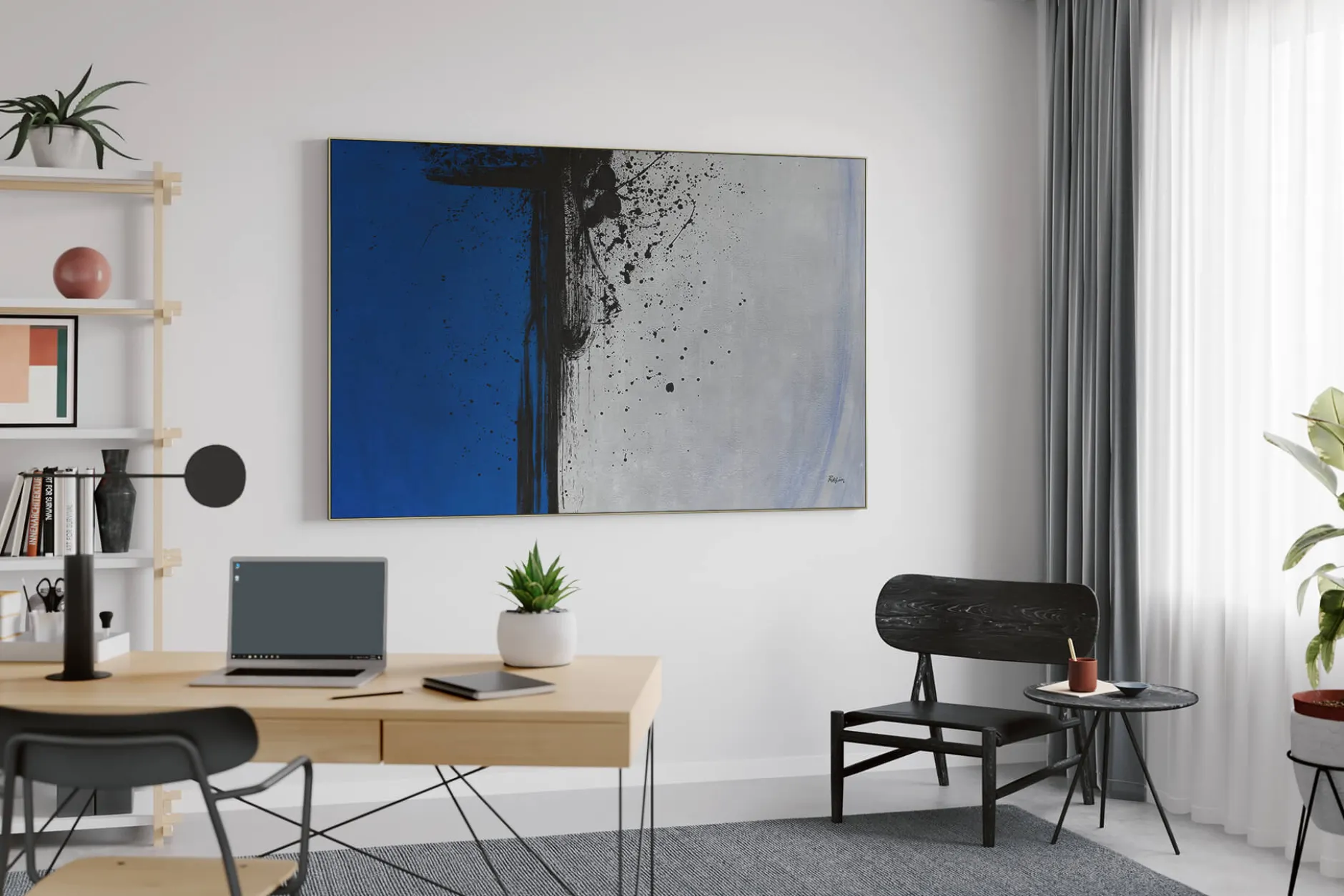 XXL Öl Gemälde 'View to the Ocean' | Handgemaltes Unikat